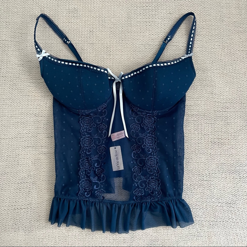 BNWT la vie en rose corset